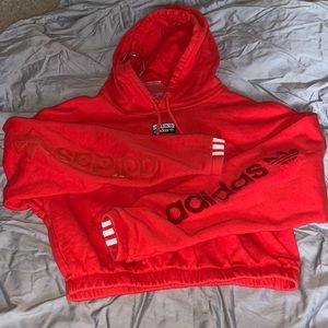 adidas cropped hoodie